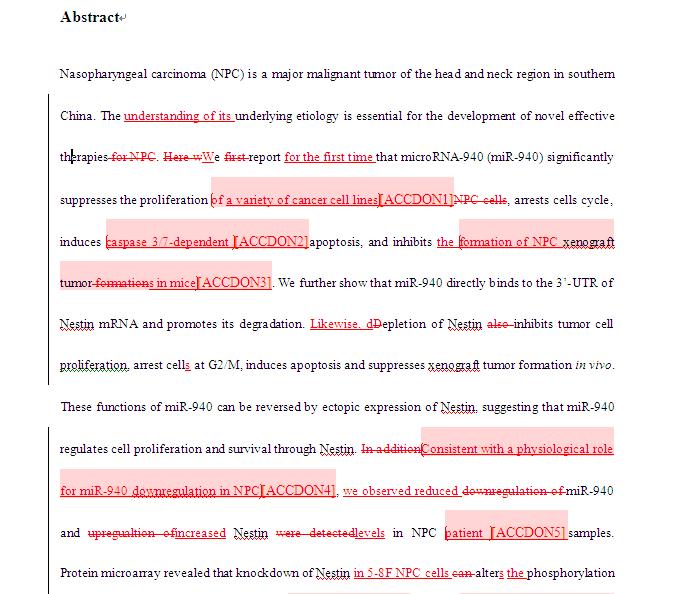 SCI论文润色Cell Death and Disease(2015 IF 5.014)发表案例